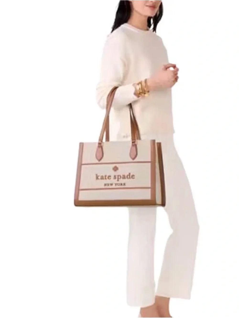 Kate Spade New York Ellie Canvas Large Tote